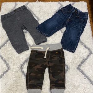 Lot of three baby boy pants